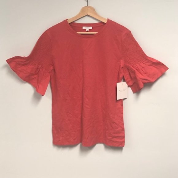 Bianca Knit Tee (Light Red) - Picture 2 of 2